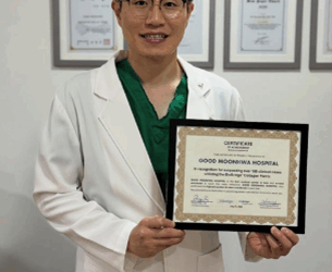 Good Moonwha Hospital completes 100th BioBridge surgical case milestone.